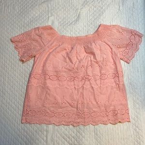 Top, peach, Large, no rips